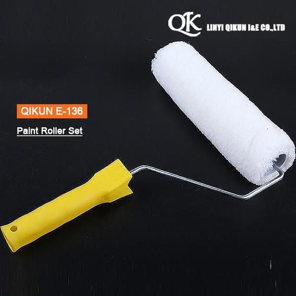 E-131 Hardware Decorate Paint Hardware Hand Tools Acrylic Polyester Mixed Yellow Double Strips Fabric Paint Roller Brush