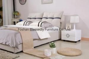 Home Use Washable Fabric Bed Removable Soft Bag Upholstered Bed