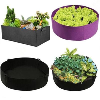 Extra Large Fabric Raised Planting Bed Round Raised Planter Garden Bed Bag for Herb Flower Vegetable