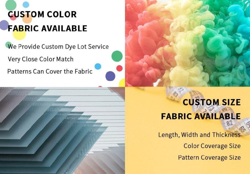 Customized Seize Color Waterproof Woven Cotton Fabric for Curtain Sheet Sofa