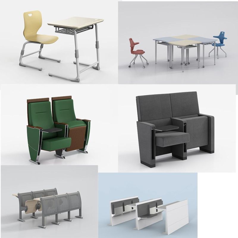 Factory Customized Auditorium School Conference Room Lecture Hall Seating Chairs