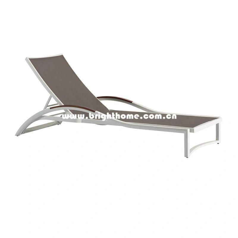 Hot Sale Aluminum and Textilene Outdoor Sun Lounger