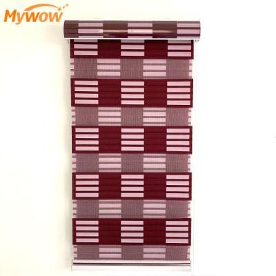 Roller Blinds Window Curtain Vertical Blinds Made of Polyester Zebra Blind Fabric