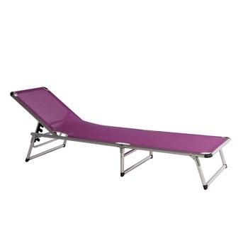 Modern Sun Lounge Metal Bed with Sun Shade for Outdoor Folding Bed