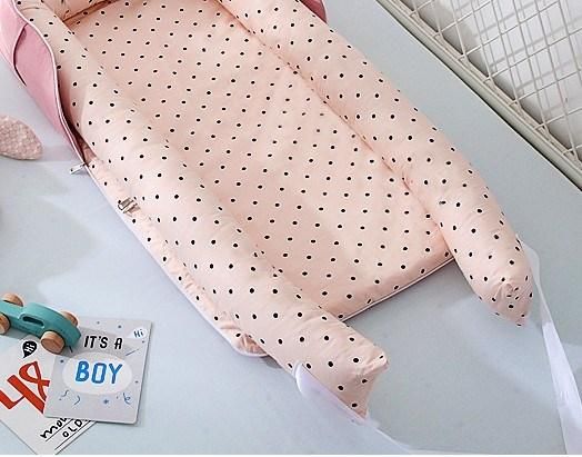 100% Soft Cotton Newborn Baby Sleeping Nest Baby Bed Newborn Infant Portable Cribs