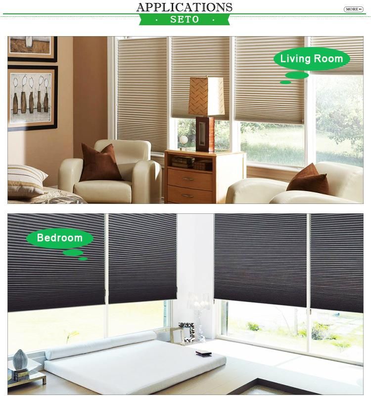 Blackout Pleated Shades Fabric Roller Blind Accessories