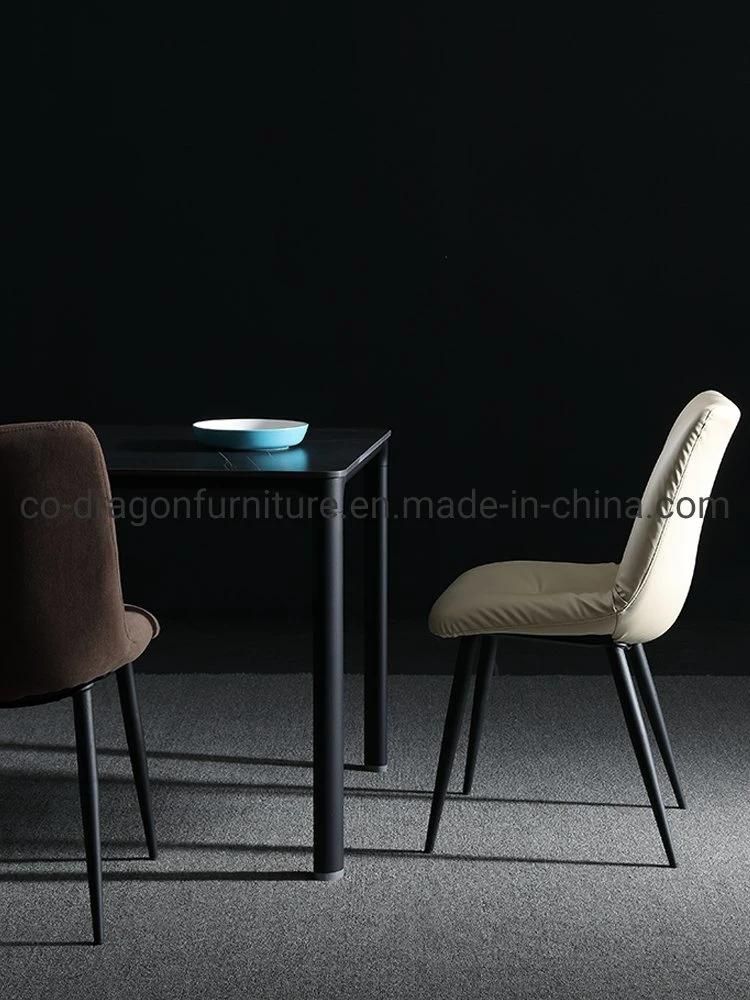 New Modern Furniture Fabric Metal Leg Simple Dining Chair Set