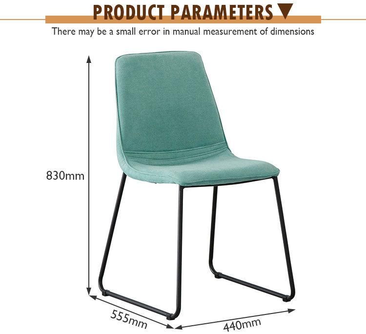 Dining Chair Nordic Cheap Indoor Home Furniture Green Velvet Modern Luxury Restaurant Dining Room Chairs for Dining Room