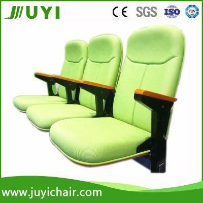 Telescopic Grandstand Movie Theater Seating Telescopic Bleacher with Ergonomic Fabric Chair Jy-765