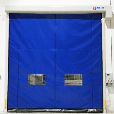 Industrial Automatic Self Repairing PVC High Speed Rolling Roll Shutter Door