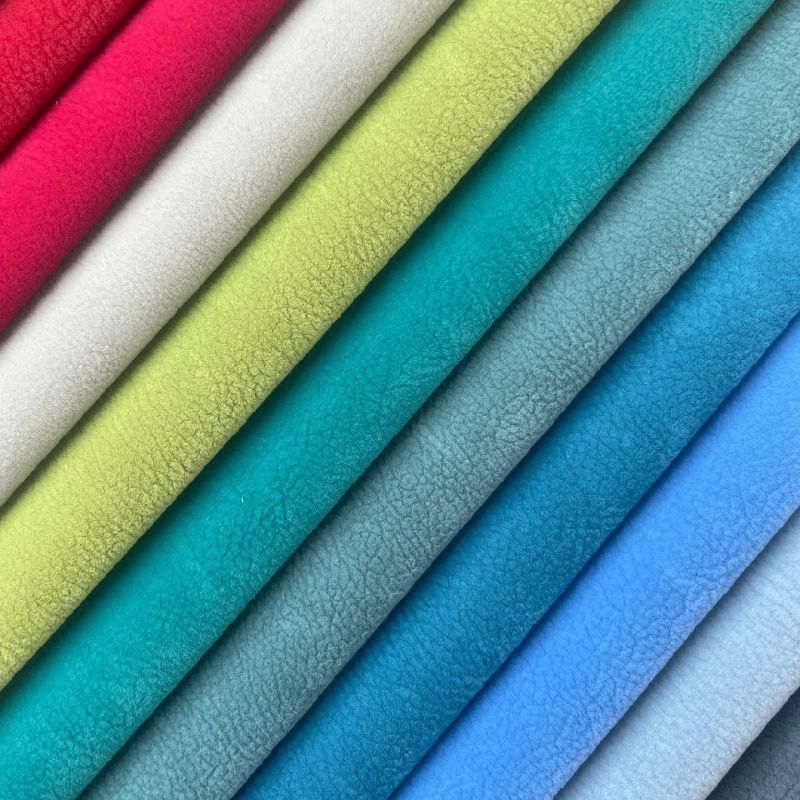 China Colorful Nylon Flock Mat Functional Sofa Fabric Double Flocking Water Repellent Easy Cleaning Upholstery Fabric (JX008.)