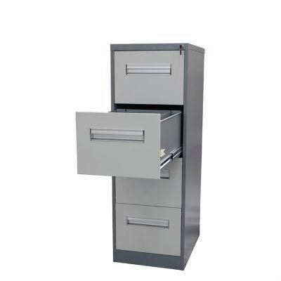 Hot Sale 4 Drawer File Stainless Office Metal Steel Filing Cabinet with Locking Drawers