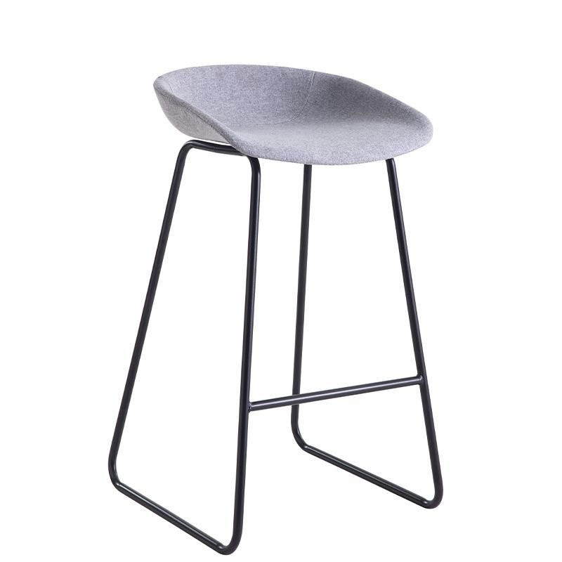 Hot Sale Metal Chair Comfortable Fabric Dining Chair Coffee Chair Fabric Wholesale Metal Legs Popular Dining Chairs