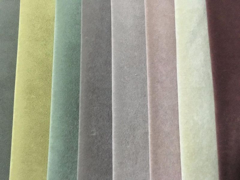 Single Flock Fabric for Sofa (Y030)