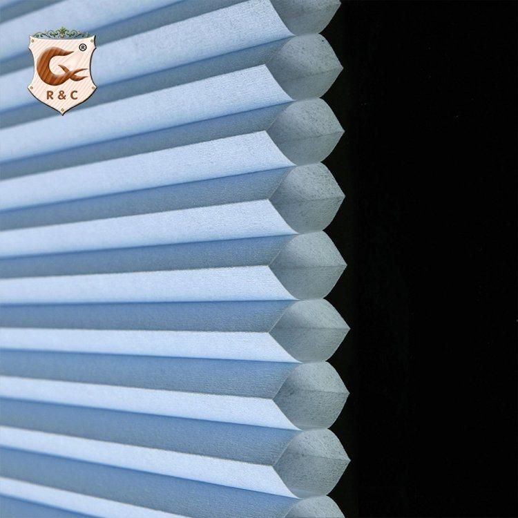 WiFi Remote Control Hot Sale Cordless Customized Soundproof Motorized Window Honeycomb Blinds Home Decor