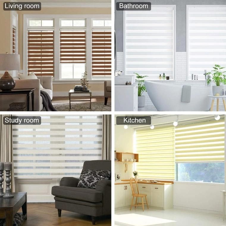 High Quality Polyester Zebra Window Blinds Fabric Curtain Home Decoration Zebra Fabric