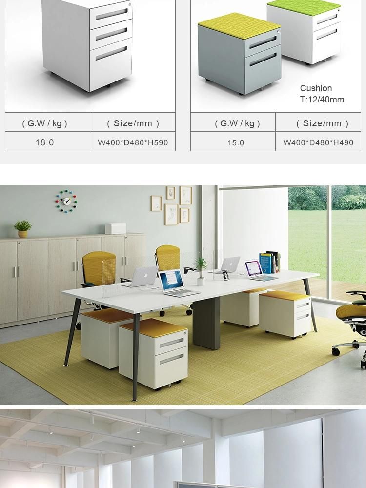 Office Storage and Filing Drawer Mobile Storage Pedestal Cabinet