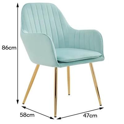 Banquet Restaurant Furniture Wholesale Modern Velvet Fabric Upholstered Hotel Dining Chair