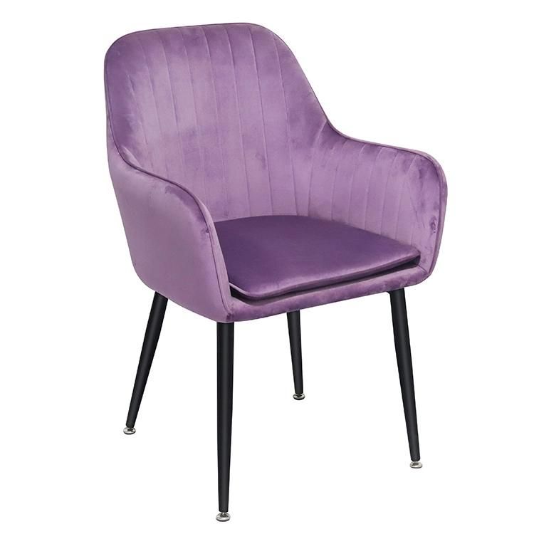 Modern Hotel Plastic Indoor Outdoor Metal Velvet Party Dining Furniture Chair