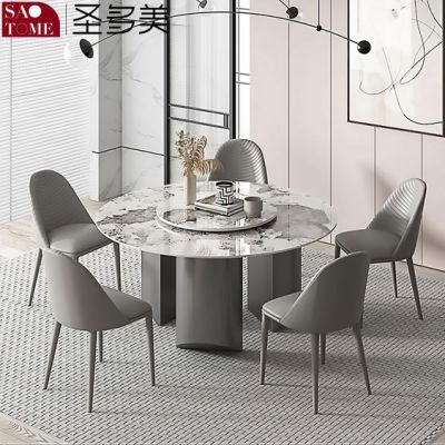 Modern Home Carton Packed Dia135cm, Dia150cm, Dia160cm Glass Dining Table