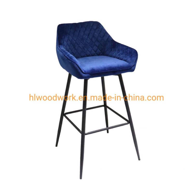 Modern Design Comfortable PU Bar Chair Bar Stool Leisure Chair Modern Barchair. Metal Bar Chair Stylish Barstool Design Bistro Kitchen Dining Counter Bar Stools