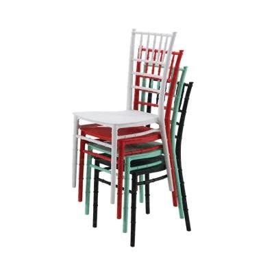 Dining Furniture Restaurant Banquet Furniture Wedding Stacking Metal Chiavari Chair Dining Chair