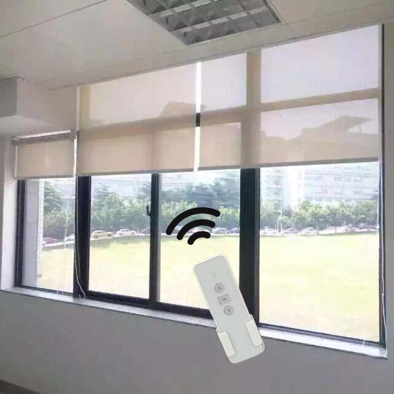 Track Zip Windproof Roller Shutters Motorized Electric Roller Blinds