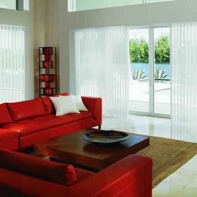 China Supplier Best Price PVC Sunshade Curtain Vertical Blind for Home Decor