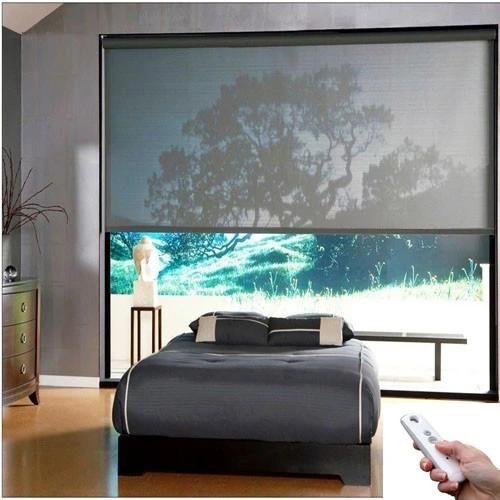 Black out Window Curtain Electric Motorized Power Roller Shutters Blinds