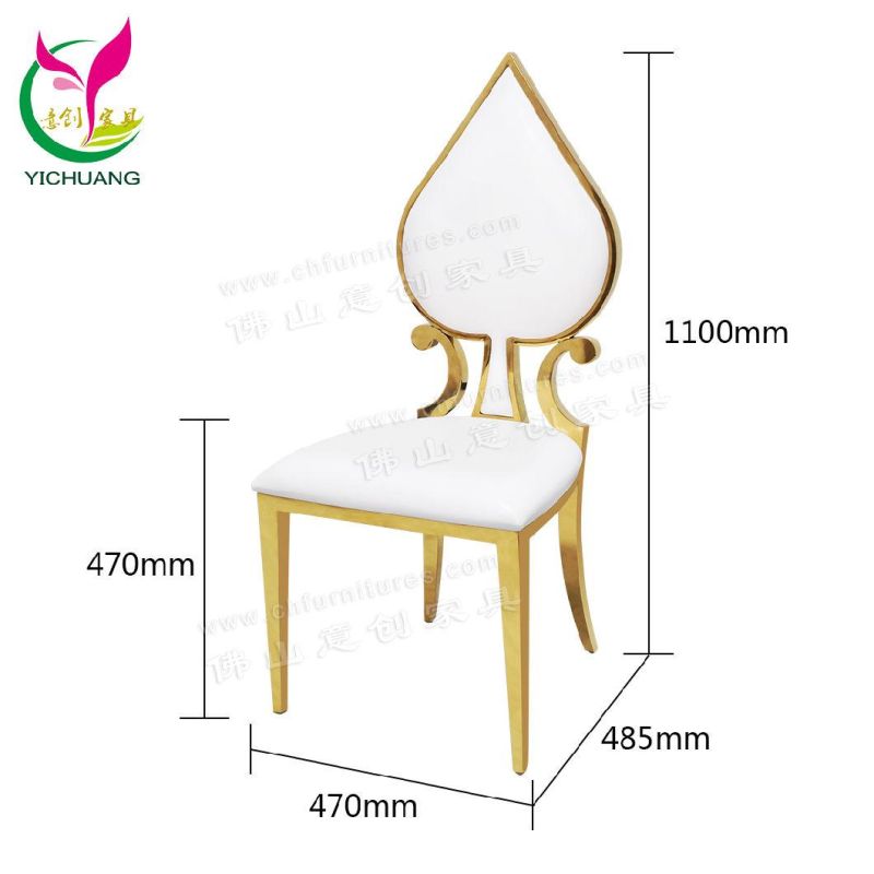 Hyc-Ss71 Wholesale White Wedding Dining Hotel Chairs