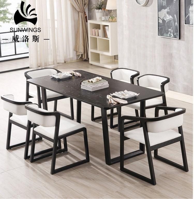 Nordic Solid Wood Hotel Chair Fashion Design for Dining Room Restaurant