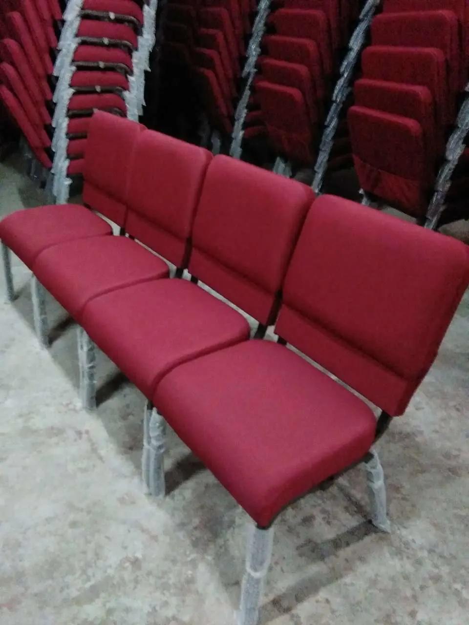 Cheap Price Stacking Theater Wedding Metal Meeting Restaurant Church Chair