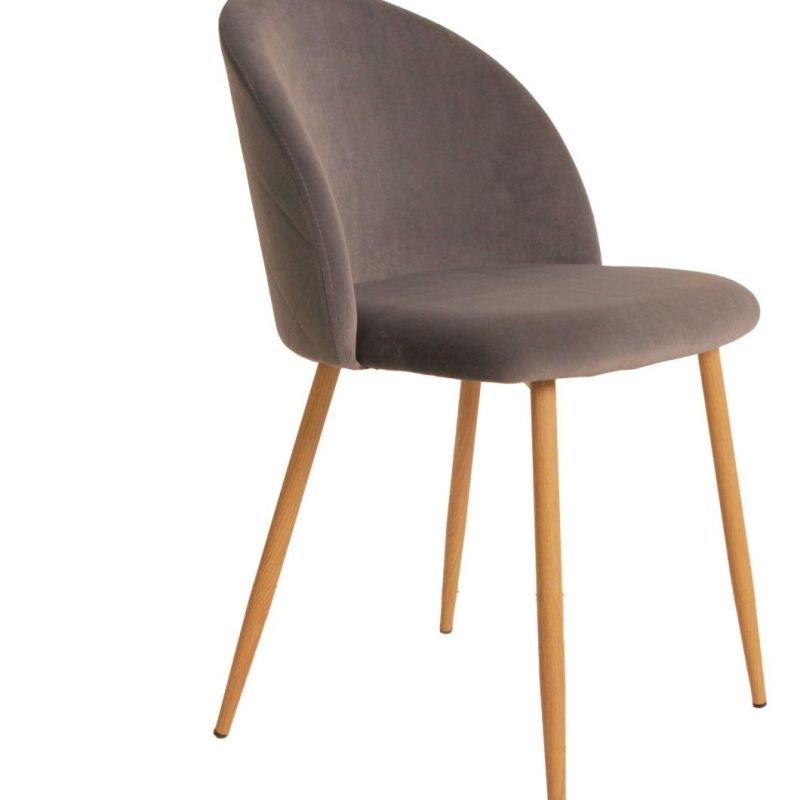 Hot Sell Living Room Velvet Italian Dining Chairs with Back Side Ring