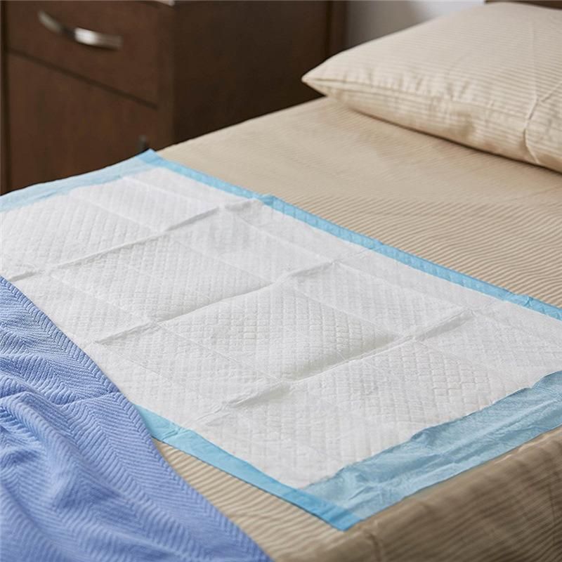 Super Absorbent Disposable Underpad 60*60 Inches, Great for Use as Bed Pad Protector, Incontinence Care