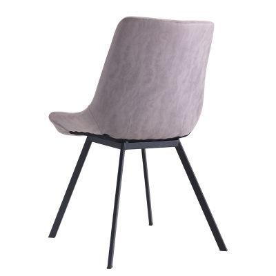 Nordic Luxury Restaurant Home Kitchen Sillas Upholstery Soft Fabric High Back Modern Velvet Dining Chair for Dining Room