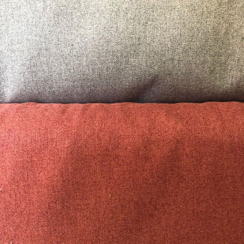 Polyester Velvet Fake Linen Sofa Fabric (QH003)