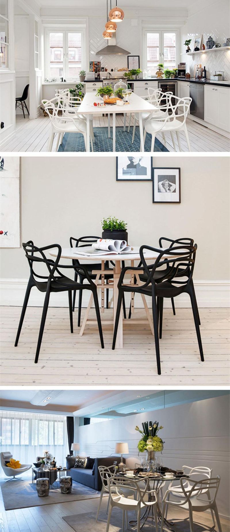 Wholesale Coffee Shop Furniture Masters Chairs Plastic Dining Chair