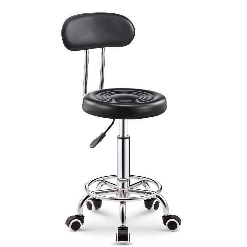 Modern Customized Colorful Restaurant Barber Shop Swivel Footrest Bar Chair