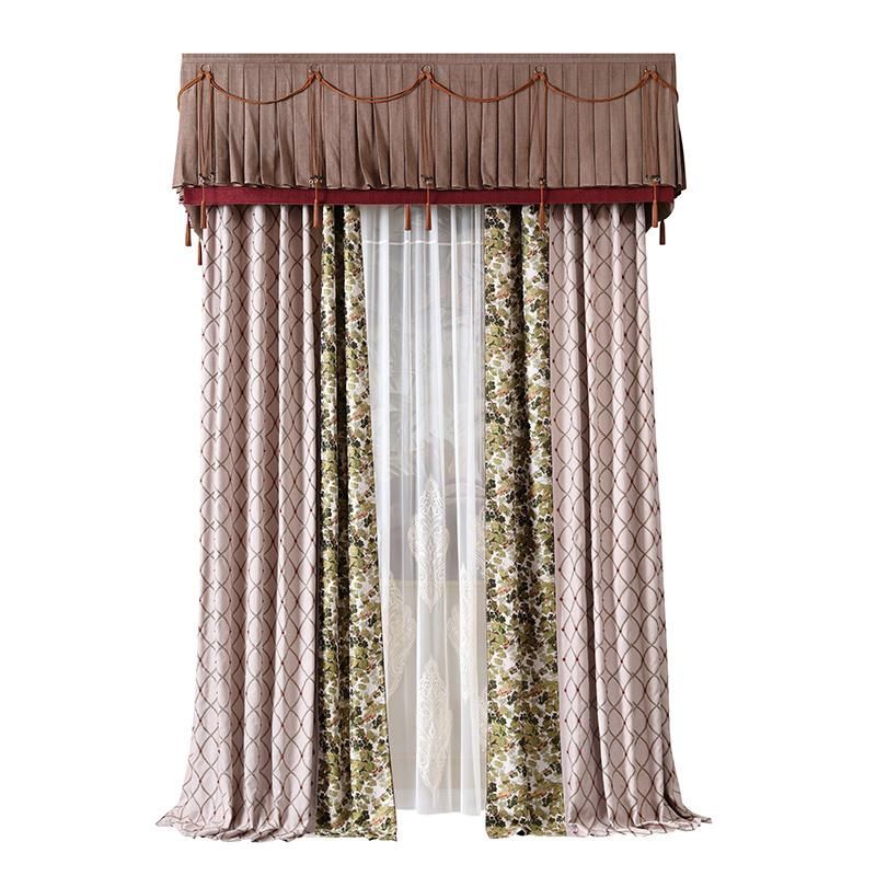 Luxury Turkey Model Hotel Window Blackout Polyester Velvet Fabric Price Eyelet Curtain