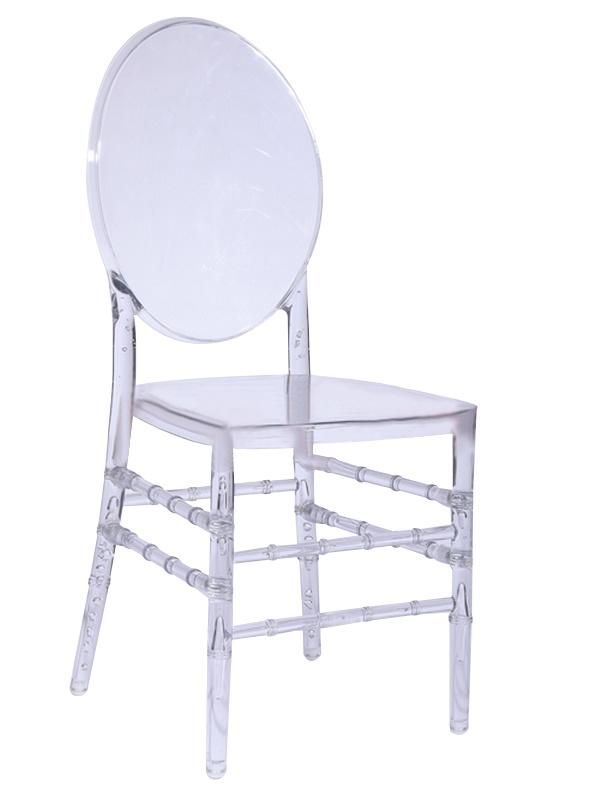 Kvj-FL1 Wedding Banquet Party Event Clear Transparent Plastic Florence Chair