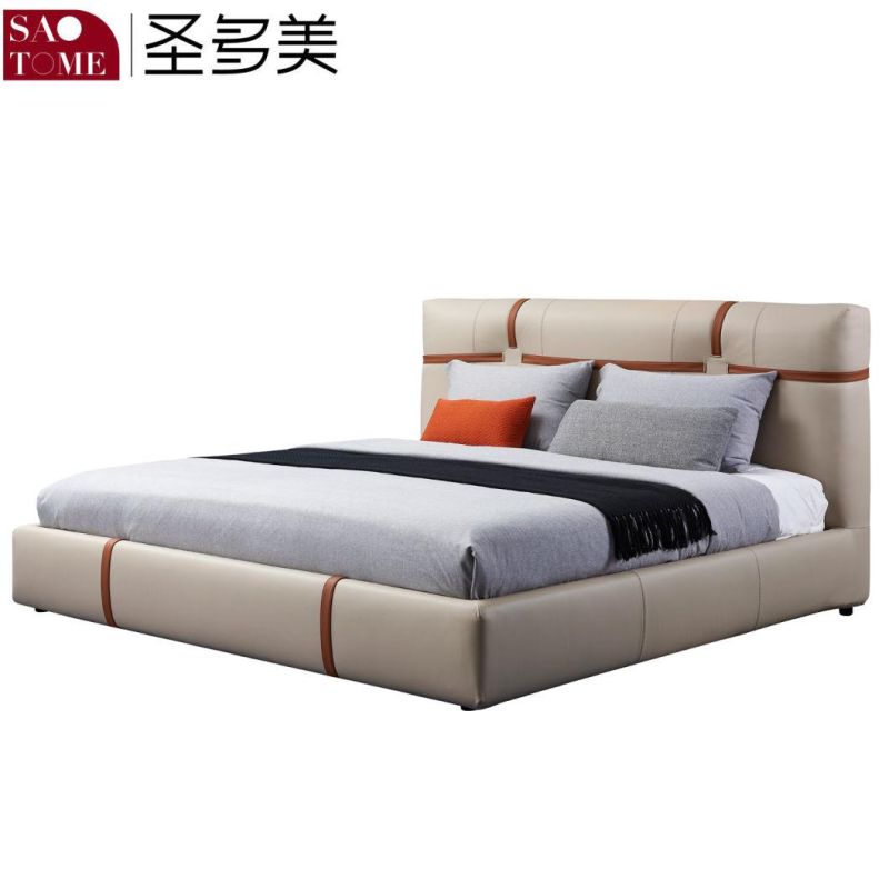 Modern Luxury Hotel Bedroom Furniture 1.5m Cloth King Bed