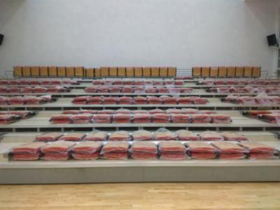 Moveable Outdoor or Indoor Portable Bleachers Indoor Retractable Bleacher