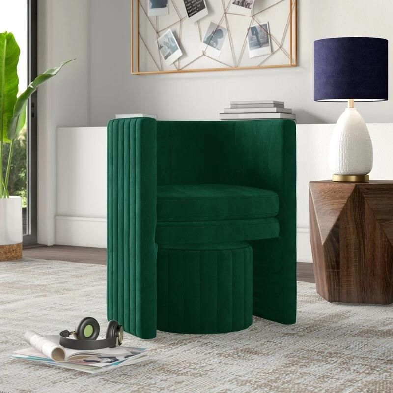 Nordic Scandinavian Home furniture Modern Chaise Velours Pretty Vanity Dining Room Chair Pink Green Velvet Luxury Dining Chair