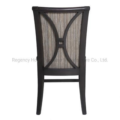 High-End Custom Made Wood Furniture PU Upholstery Dining Chair Restaurant Chairs for Hotel