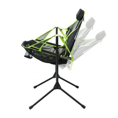 Resistant Aluminum Alloy Frame New Camping Folding Rocking Chair