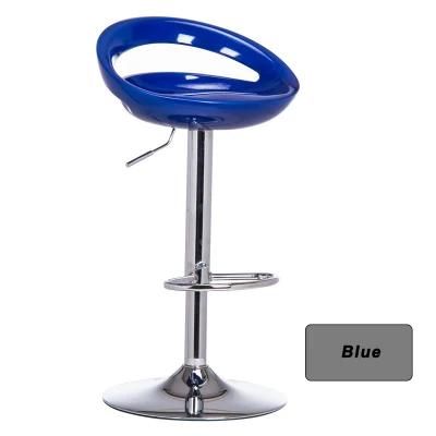 Cheap Antique Custom Pub Restaurant Hotel Office Furniture Rotating Black PP Seat Adjustable Height Bar Stool Chair with Chrome Footrest