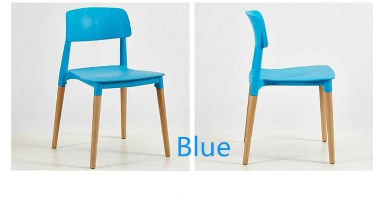 2021 Living Room Nordic Computer Chairs Plastic Coffee Shop Portable Chair Restaurant Dining Room Wooden Chairs