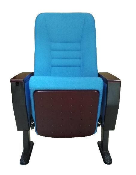 China Manufactory Price Fabric Wooden Chair Auditorium Seat Jy-998t