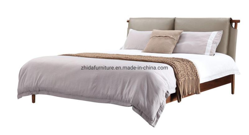 Modern Home Furniture Bedroom Leather Bed