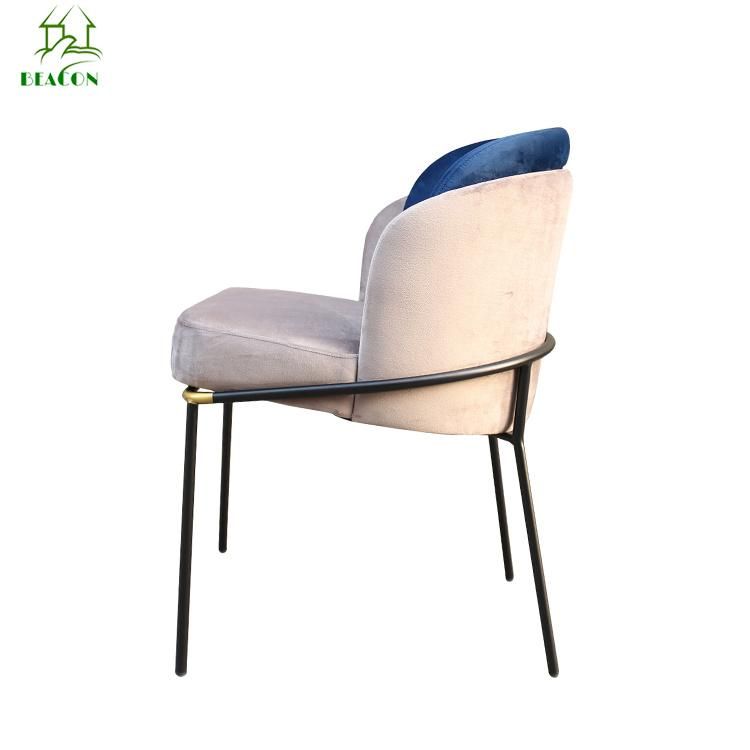 Simple Design Multi Color Velvet Dining Chair